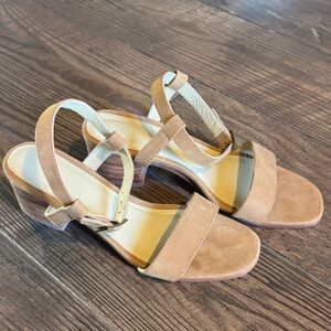 Nisolo Tan Leather Women's Sandals, Size 9